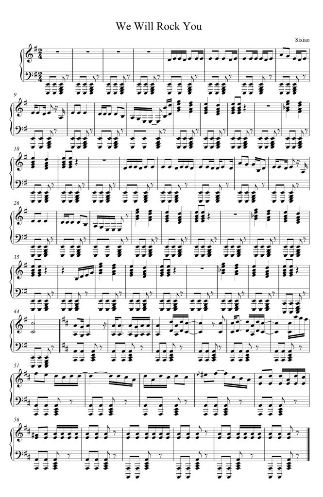 图片[2]-《We Will Rock You》歌词曲谱，英国摇滚金曲-重生者宝典