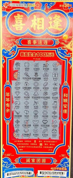 图片[2]-2023年，廊坊市安次区调河头乡，中“喜相逢”刮刮乐100万元-重生者宝典
